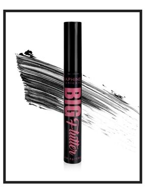 Seraphine Botanicals Big Flutter Waterproof Lifting Mascara In Onyx